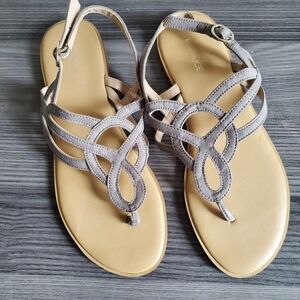 Market Spruce Elegant Taupe Sandals